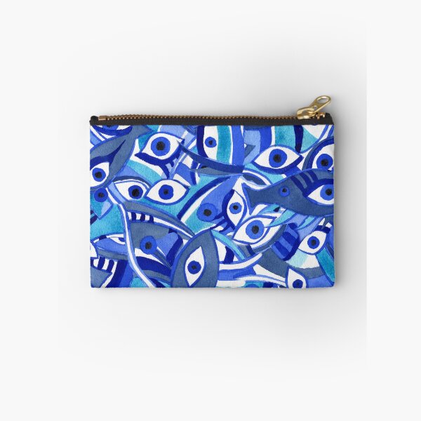 Item preview, Gorgeous Magic Eye Blue Beach Theme Pattern Watercolor  designed and sold by Irina Sztukowski.