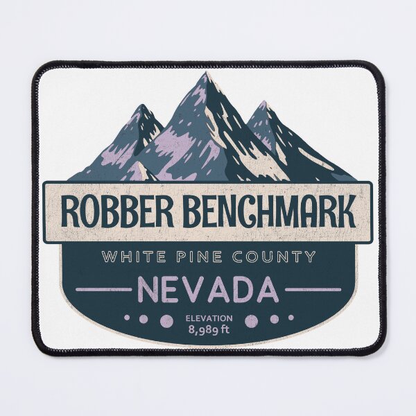 Item preview, Robber Benchmark, White Pine County, Nevada, Mountain Design designed and sold by Wanderful-roads.