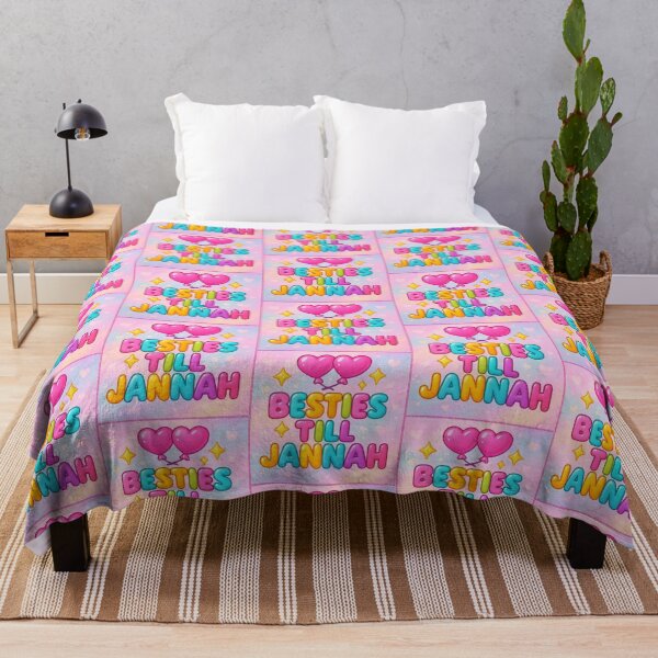 Item preview, Besties Till Jannah ( with Bg ) - Colorful Islamic Friendship Design designed and sold by D-Islamic.