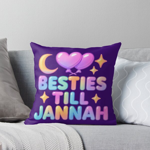 Item preview, Besties Till Jannah ( purple ) - Colorful Islamic Friendship Design designed and sold by D-Islamic.