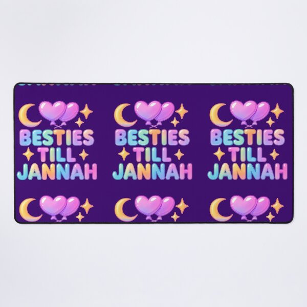 Item preview, Besties Till Jannah ( purple ) - Colorful Islamic Friendship Design designed and sold by D-Islamic.