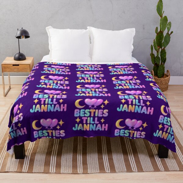 Item preview, Besties Till Jannah ( purple ) - Colorful Islamic Friendship Design designed and sold by D-Islamic.
