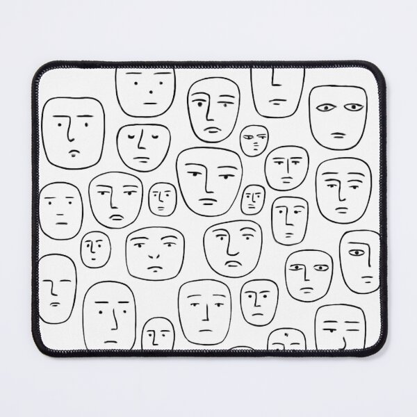 Item preview, Abstract Faces Line Art – Minimalist Transparent Design designed and sold by The Sandy Design Store.