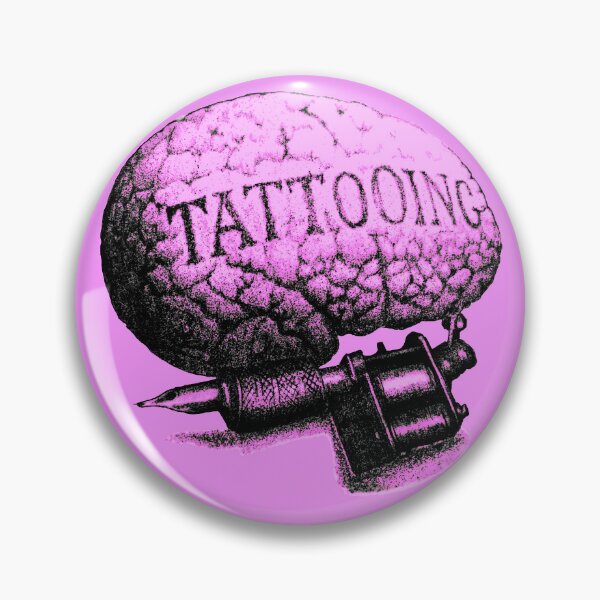 Item preview, Tattooing on the brain in pink designed and sold by TheTattooGuy.