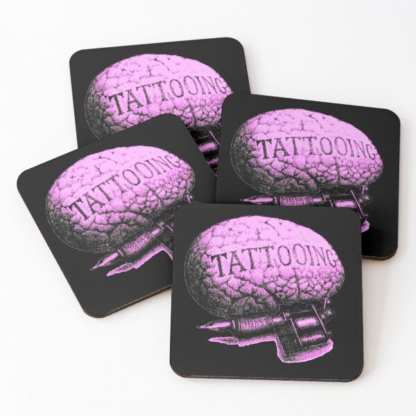 Item preview, Tattooing on the brain in pink designed and sold by TheTattooGuy.