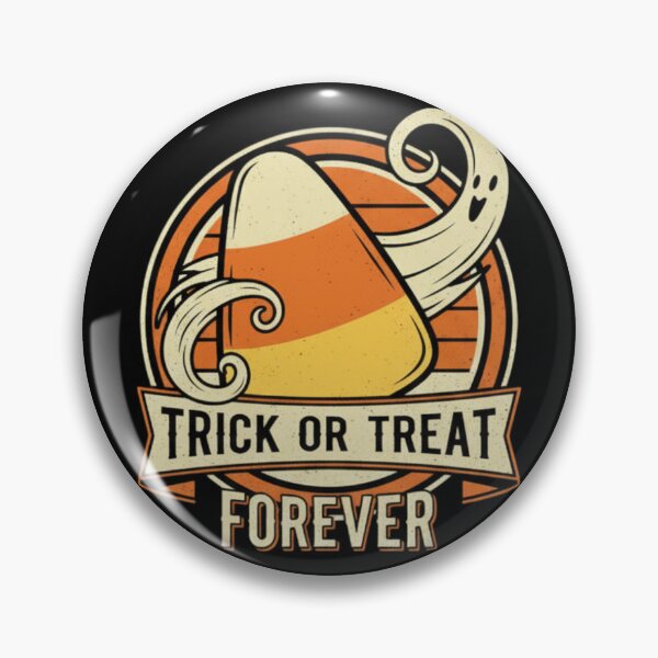 Item preview, Trick or Treat Forever Candy Corn Ghost designed and sold by Silent Watch Threads..