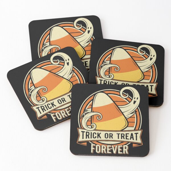 Item preview, Trick or Treat Forever Candy Corn Ghost designed and sold by Silent Watch Threads..