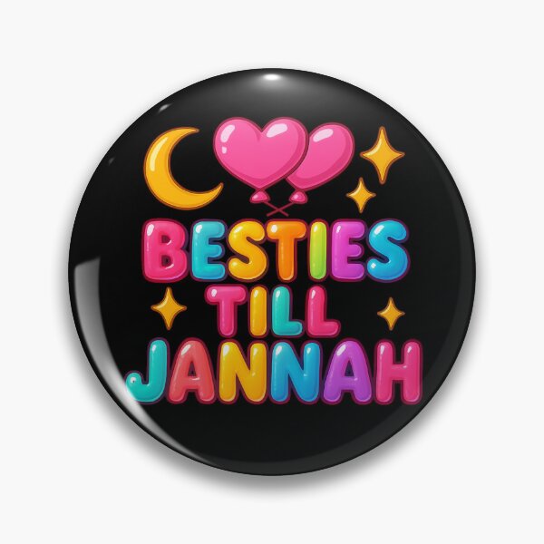 Item preview, Besties Till Jannah - Colorful Islamic Friendship Design designed and sold by D-Islamic.