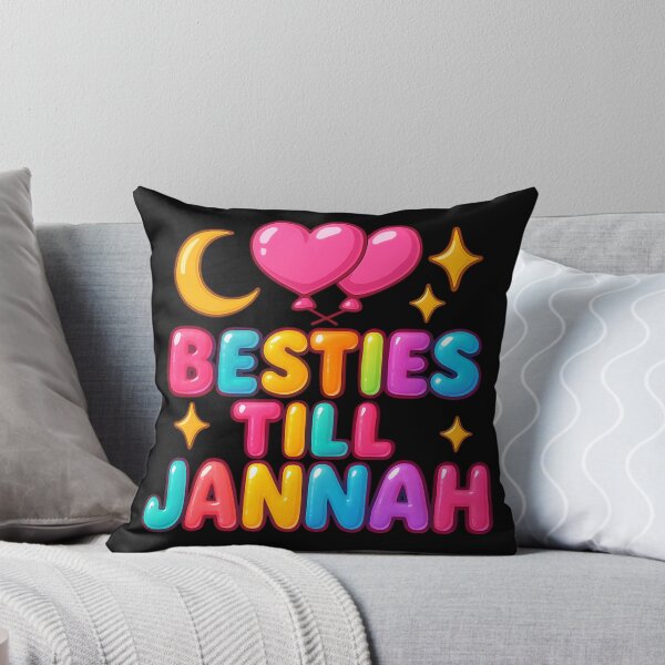 Item preview, Besties Till Jannah - Colorful Islamic Friendship Design designed and sold by D-Islamic.