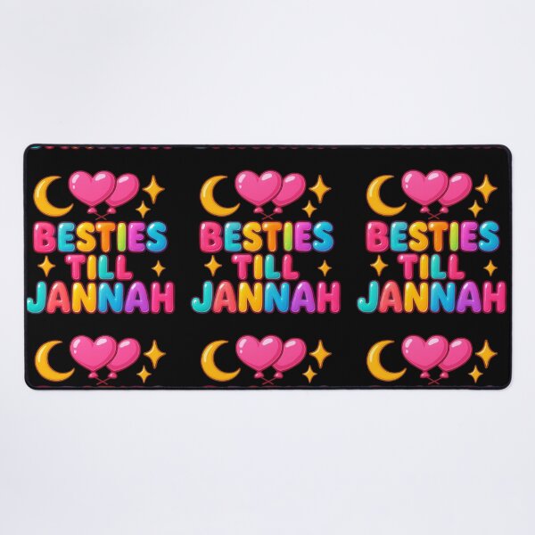 Item preview, Besties Till Jannah - Colorful Islamic Friendship Design designed and sold by D-Islamic.