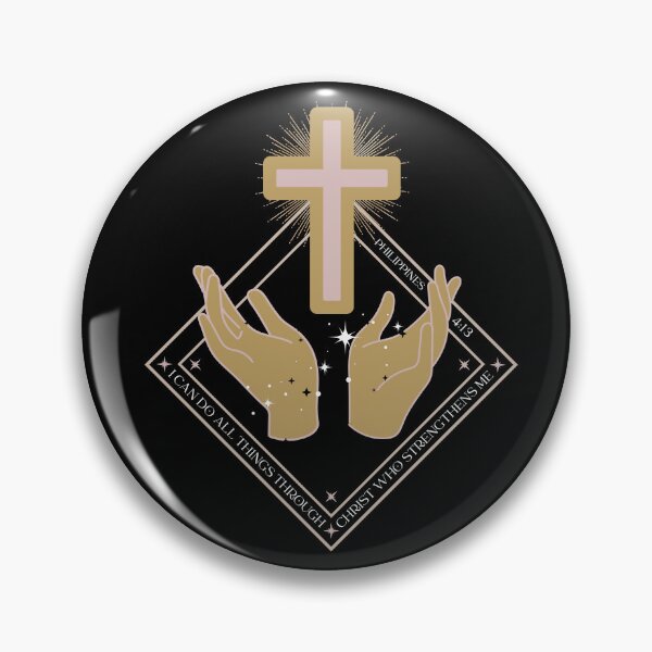 Item preview, Bible scripture Philippians 4:13 - version 2 designed and sold by Holy Coast Threads (Formerly ChristianFlower).