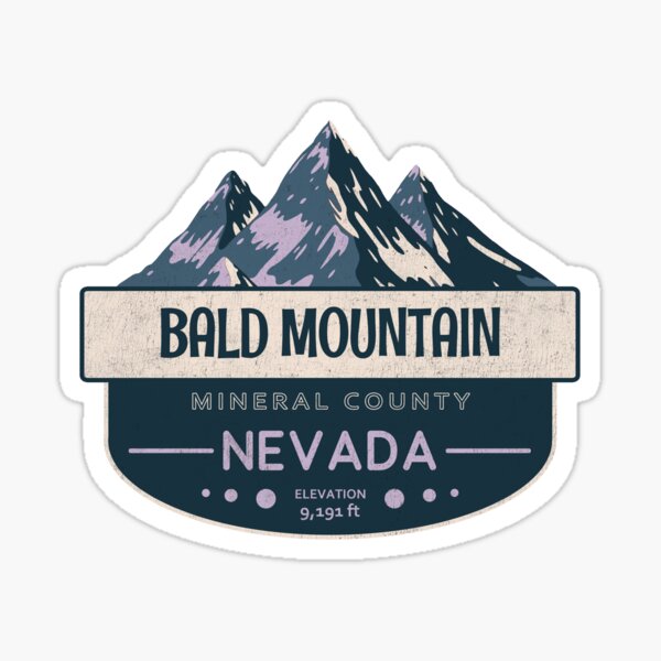 Item preview, Bald Mountain, Mineral County, Nevada, Mountain Design designed and sold by Wanderful-roads.