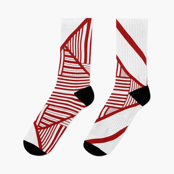 Item preview, Triangle stripes 2 in Red and White designed and sold by LAEC-Shop.