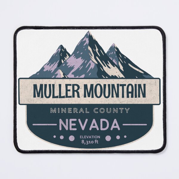 Item preview, Muller Mountain, Mineral County, Nevada, Mountain Design designed and sold by Wanderful-roads.