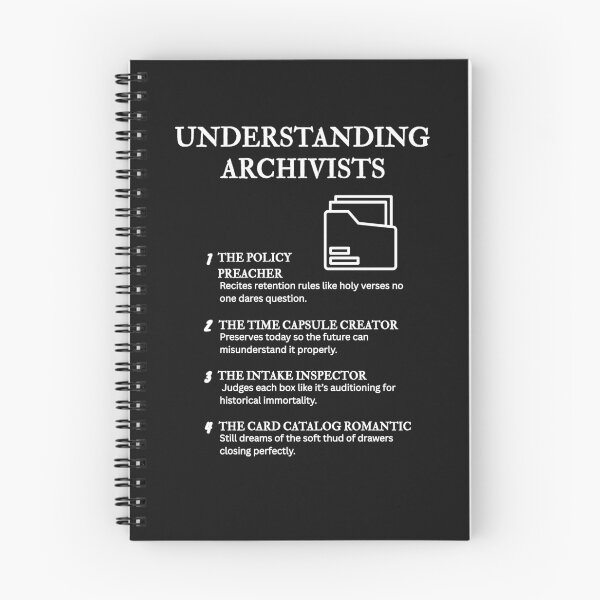 Item preview, Understanding Archivists – A Tribute to the Keepers of Time – Black designed and sold by PsyFlow35.