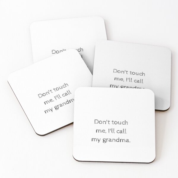 Item preview, Don't Touch Me,I'll Call My Grandma-Funny Baby Outfit designed and sold by HappyMamaS.