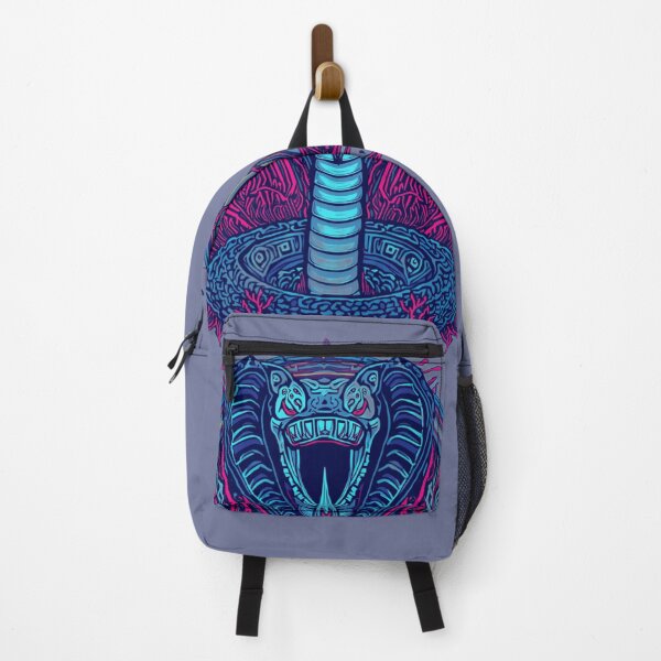 Item preview, Cyberpunk Cobra | Neon Blue and Pink Serpent Art for Modern Style Lovers designed and sold by Naturalite19.