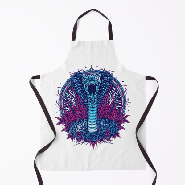 Item preview, Cyberpunk Cobra | Neon Blue and Pink Serpent Art for Modern Style Lovers designed and sold by Naturalite19.