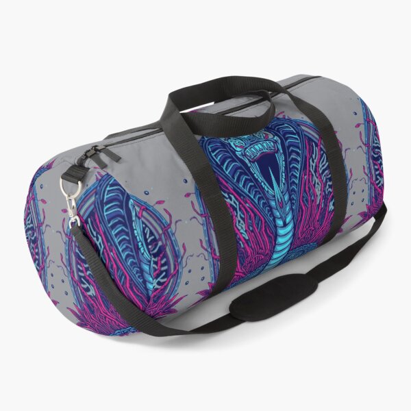 Item preview, Cyberpunk Cobra | Neon Blue and Pink Serpent Art for Modern Style Lovers designed and sold by Naturalite19.