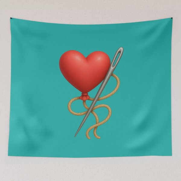 Item preview, Dangerous Love: The Heart Balloon and the Needle designed and sold by DesignShopAD.
