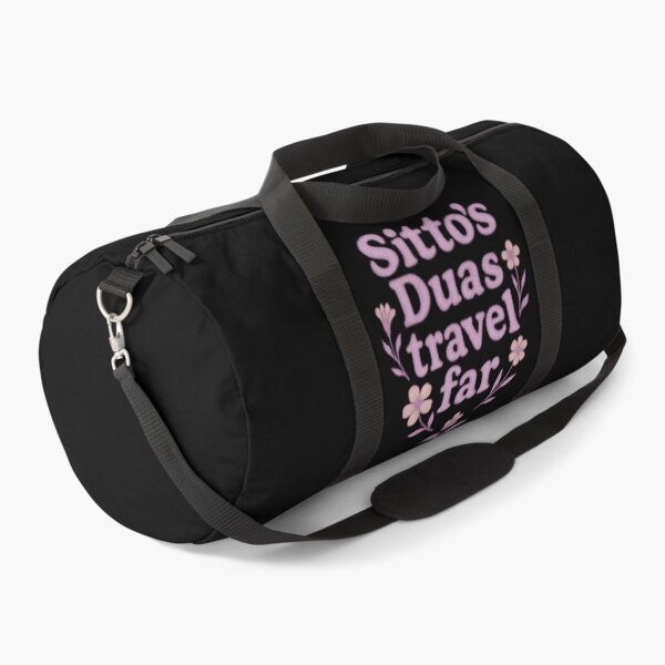 Item preview, Sitto’s Duas Travel Far ( dusty pink ) – Islamic Floral Quote Design designed and sold by D-Islamic.