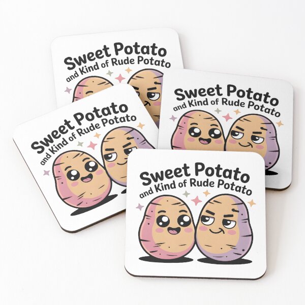 Item preview, Sweet Potato and Kind of Rude Potato designed and sold by Avenius Graphics.