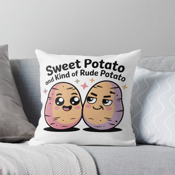 Item preview, Sweet Potato and Kind of Rude Potato designed and sold by Avenius Graphics.