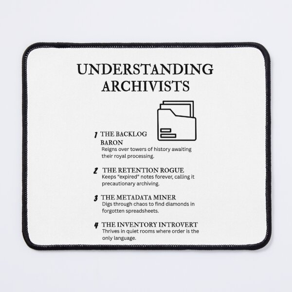 Item preview, Understanding Archivists – Archival Humor for Dusty Heroes	 designed and sold by PsyFlow35.
