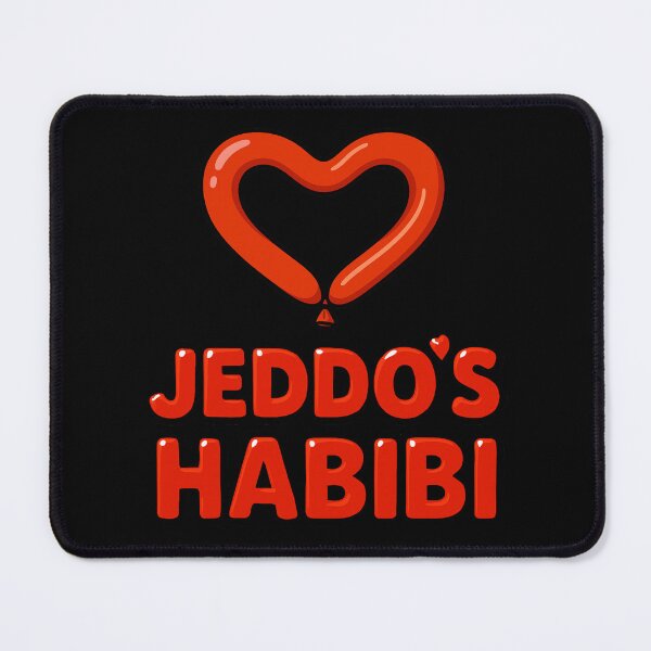 Item preview, Jeddo’s Habibi - Cute Arabic Love Balloon Typography designed and sold by D-Islamic.