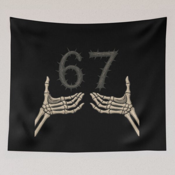 Item preview, 67 Skeleton Hand Halloween designed and sold by Prints-by-Olaf.