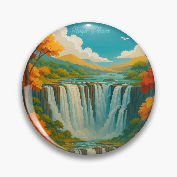 Item preview, One Hundred Magic Places - VICTORIA FALLS, Zambia designed and sold by Earth Celebration Designs.