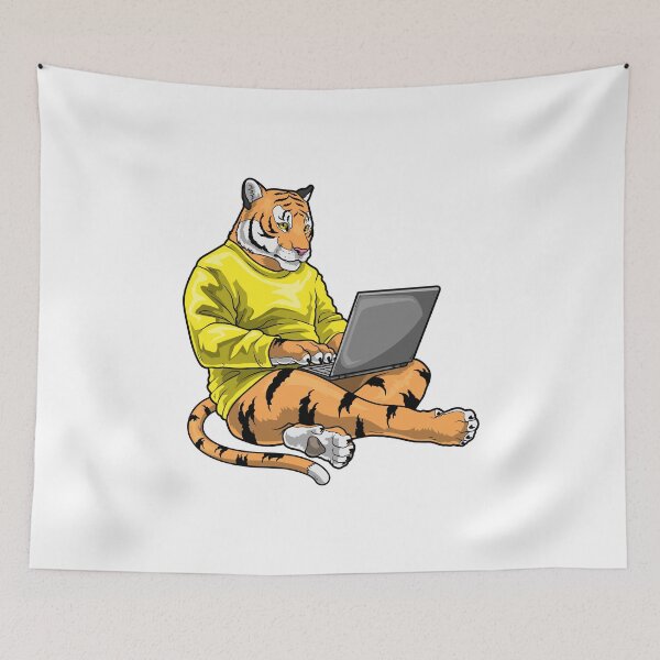 Item preview, Tiger Laptop designed and sold by Snabdesign84.