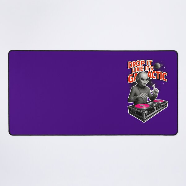 Item preview, Galactic Alien DJ – Drop The Beat Space Party Shirt designed and sold by averagejoekster.