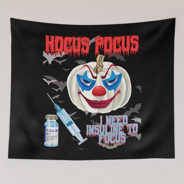 Item preview, Hocus Pocus I Need Insuline To Focus Diabetes Humor designed and sold by MENart Design.