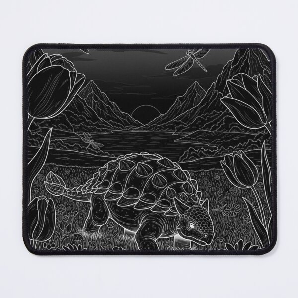 Item preview, Ankylosaurus - dinosaur in a meadow - inverted designed and sold by Dali RB.