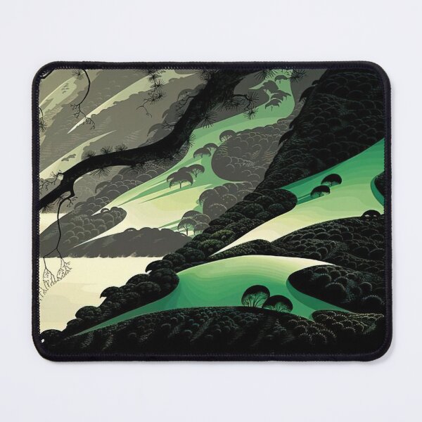 Item preview, Green Big Sur By Eyvind Earle designed and sold by Jemychte.