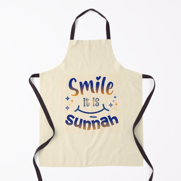 Item preview, Smile, It’s Sunnah ( blue ) – Islamic Positivity Design designed and sold by D-Islamic.