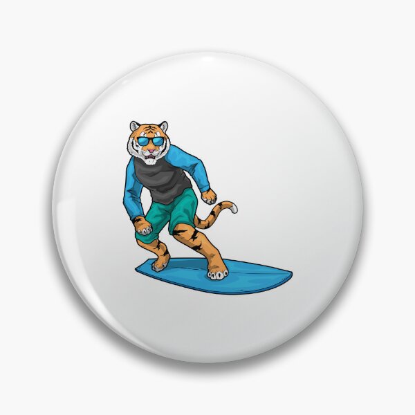 Artikelvorschau, Tiger Surfen Surfbrett Sommer entworfen und verkauft von Snabdesign84.