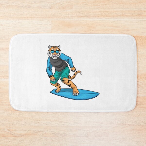 Item preview, Tiger Surfing Surfboard Summer designed and sold by Snabdesign84.