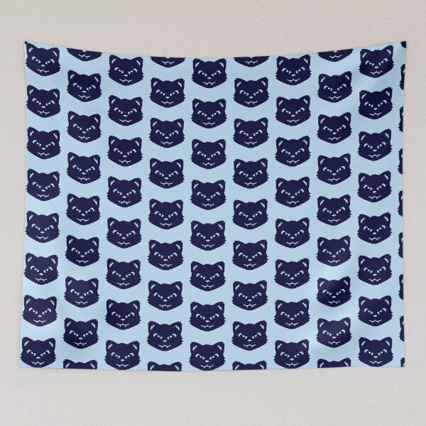 Item preview, Black Cat Fierce Feline Head Snarling Wild Predator Pet designed and sold by shirt-o-mat.