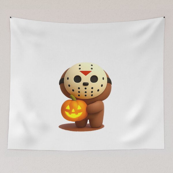 Item preview, BT21 Halloween Bts Shooky— Cute BT21 Horror Parody Sticker designed and sold by Crazy-universe.