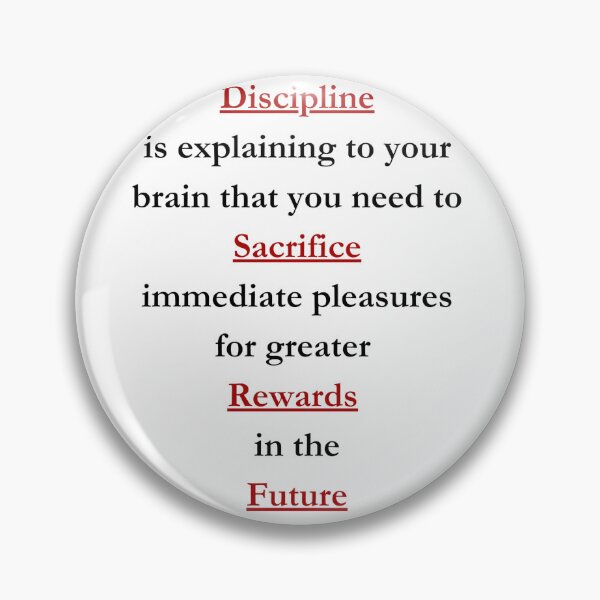 Item preview, Discipline sacrifice future quote designed and sold by StuffandThingsB.