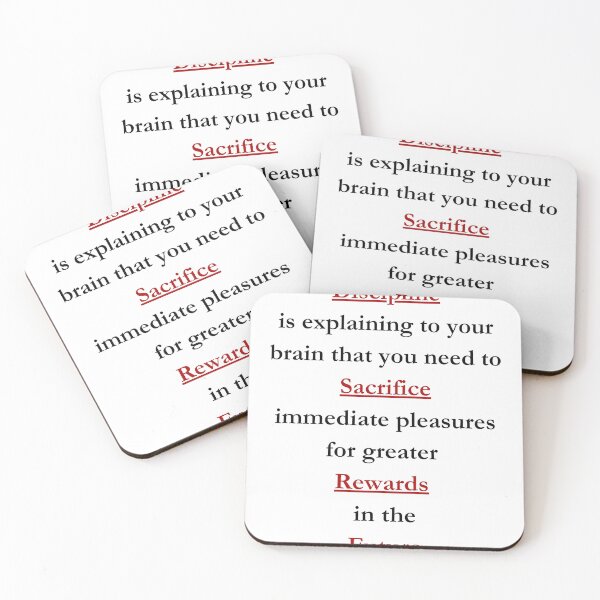 Item preview, Discipline sacrifice future quote designed and sold by StuffandThingsB.