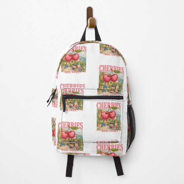 Item preview, Vintage Cherries Poster – Retro Italian Summer Scooter Art designed and sold by CapyToon.