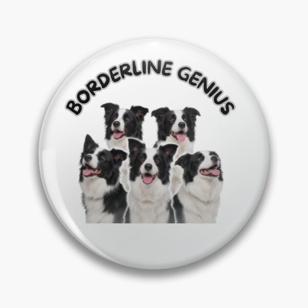 Item preview, Border Collies, borderline genius designed and sold by ViktoriousTees.