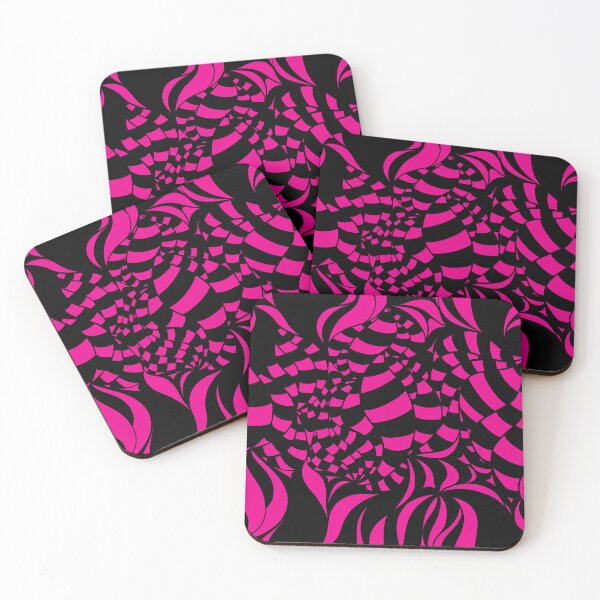 Item preview, Psychedelic Black and Magenta pattern designed and sold by LAEC-Shop.