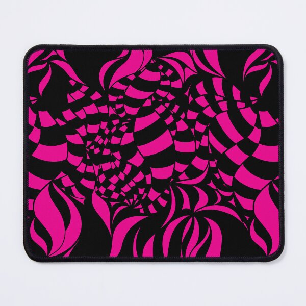 Item preview, Psychedelic Black and Magenta pattern designed and sold by LAEC-Shop.