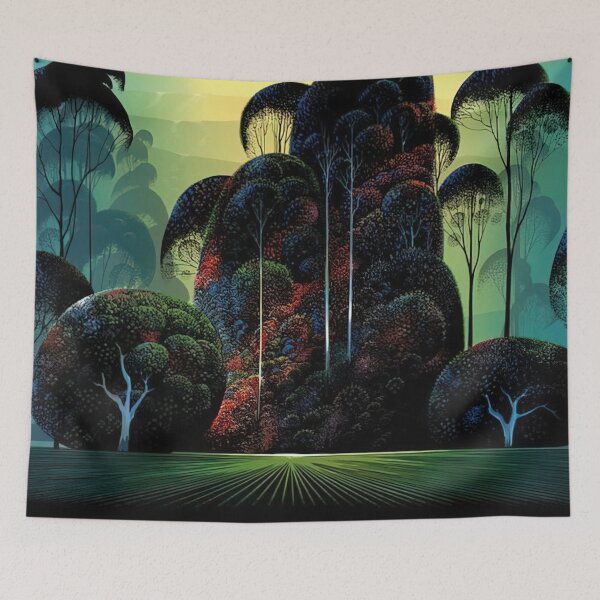 Item preview, Mendacino By Eyvind Earle designed and sold by Jemychte.