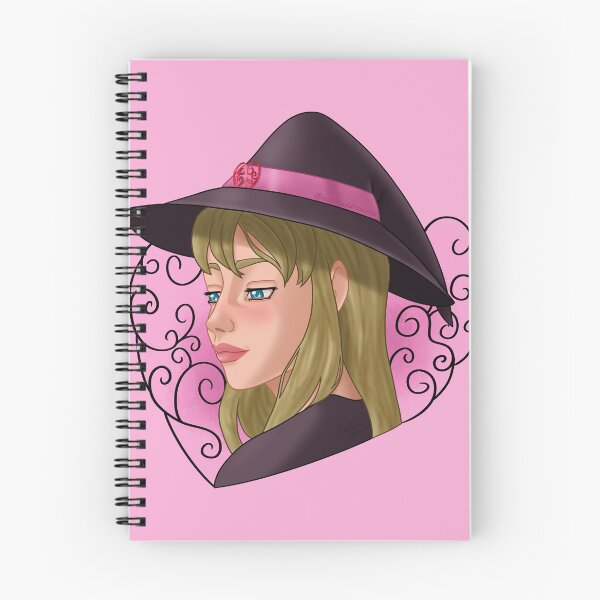 Item preview, Romantic witch portrait designed and sold by AssortedDrawings.