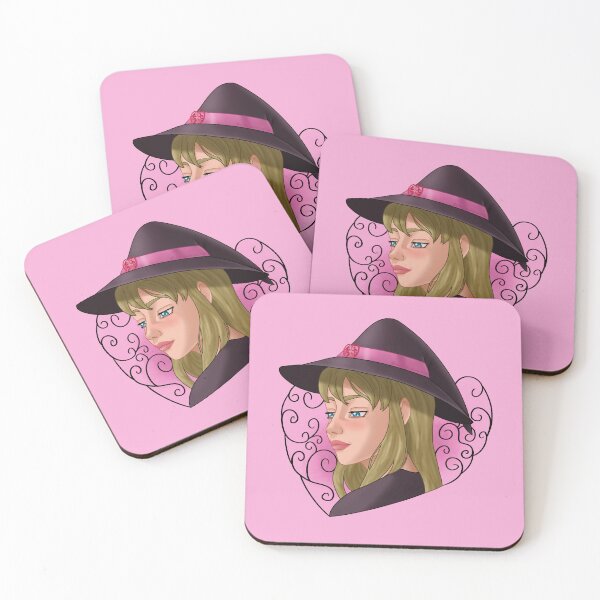 Item preview, Romantic witch portrait designed and sold by AssortedDrawings.